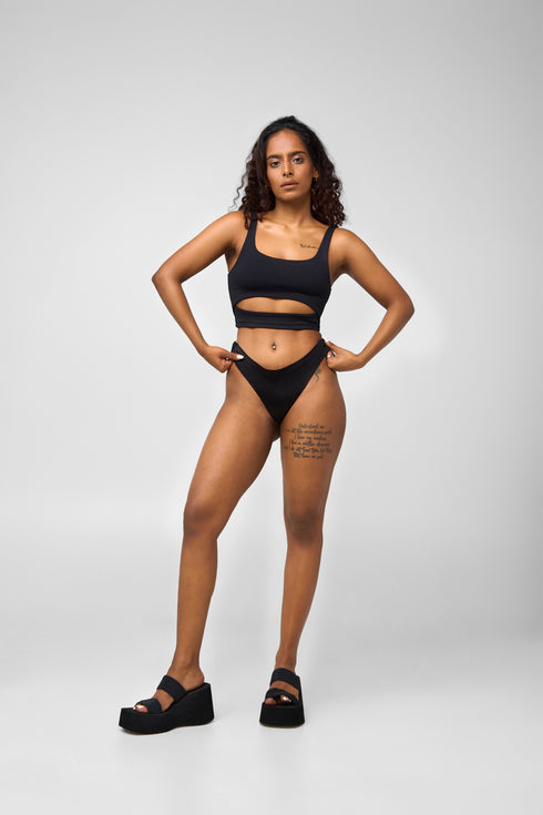 Cut-Out Crop Top